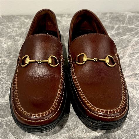 mocassino pelle gucci|Mocassino Pelle Mors Horsebit Accent Loafers .